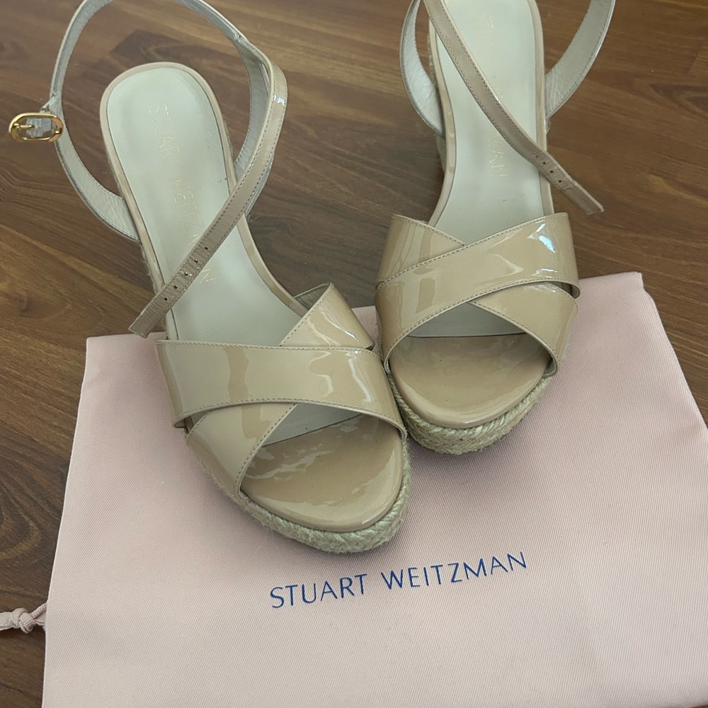 Stuart Weitzman
Women's Rosemarie Strappy Espadrille Wedge Sandals